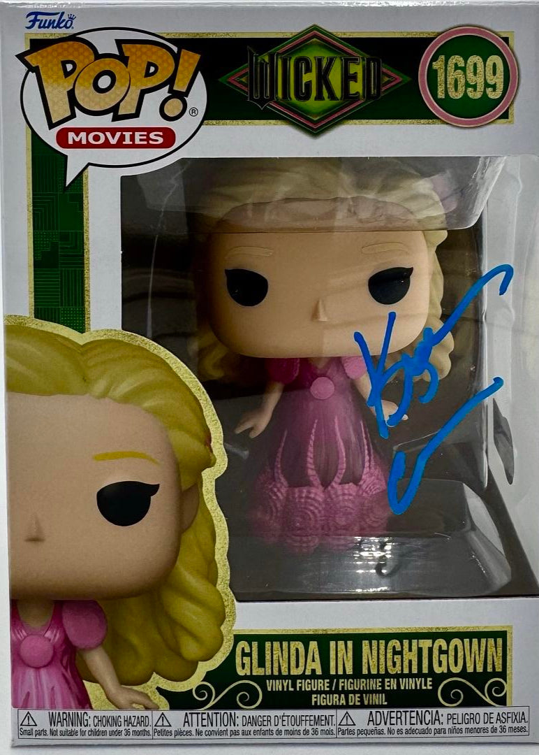 Kristen Chenoweth Signed Funko Pop #1699 Glinda In Nightgown (Wicked) - Beckett COA